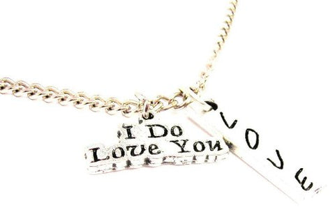 I Do Love You Love Stick Necklace