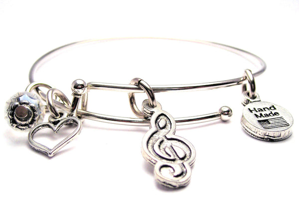 Treble Clef Bracelet Stainless Steel