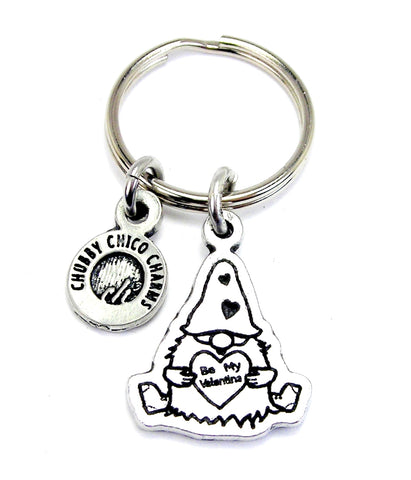 Be my Valentine Gnome Key Chain