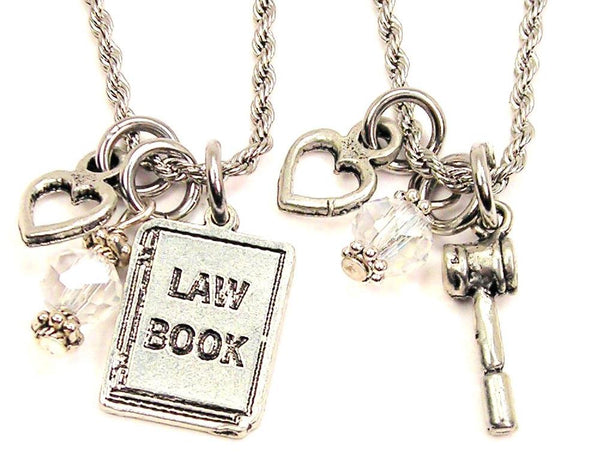 Lawyer Set Of 2 Rope Chain Necklaces