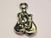 Pair Of Boxing Gloves Genuine American Pewter Charm