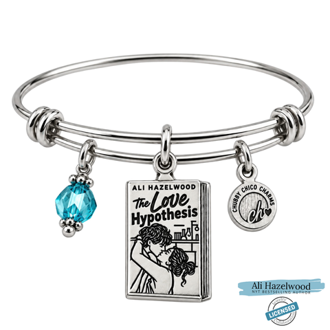 The Love Hypothesis Book Cover Charm Bangle | Officially Licensed