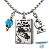 The Love Hypothesis Book Cover Charm Necklace | Officially Licensed