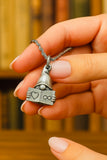 Book Lover Gnome 3D Single Charm Necklace