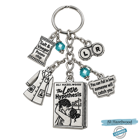 The Love Hypothesis 5-Charm Keychain | Officially Licensed Ali Hazelwood