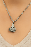 Book Lover Gnome 3D Single Charm Necklace