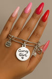 Curvy Girl Expandable Bangle Bracelet Set
