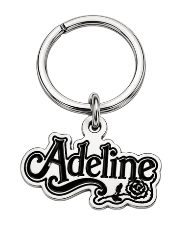 Officially Licensed H.D. Carlton Haunting Adeline, Adeline Rose Pewter Keychain