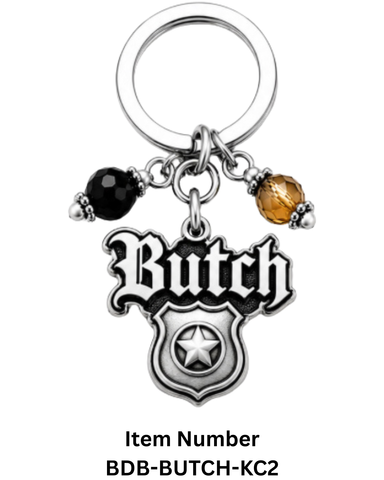 Licensed Butch "Cop" Keychain