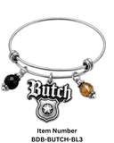 Licensed Butch "Cop" Charm Bangle