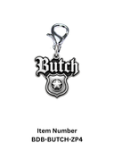 Licensed Butch "Cop" Bag Charm Clip