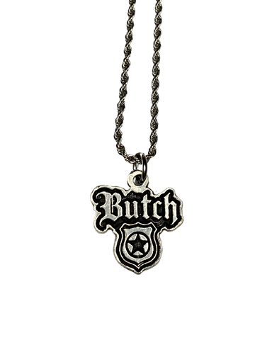 Butch "Cop" Charm Necklace-Licensed