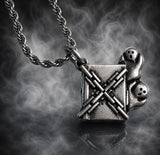 Haunted Book Single Charm Necklace