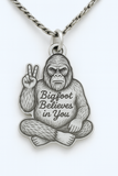 Bigfoot believes on you  Single Charm Necklace