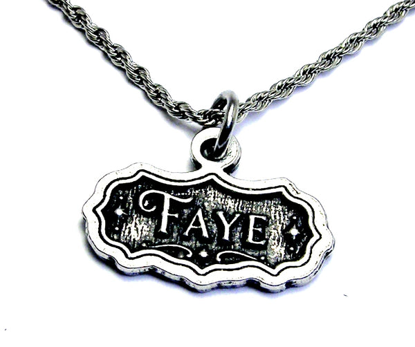 Faye Invoking the Blood 20" Stainless Steel Rope chain necklace - Licensed