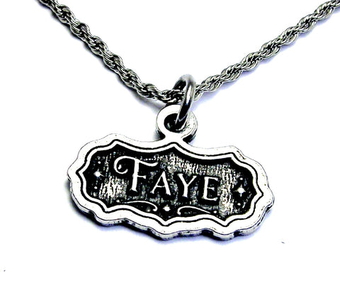 Faye Invoking the Blood 20" Stainless Steel Rope chain necklace - Licensed