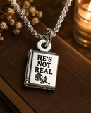 He’s not real book 20" Chain Necklace  bookish booktok