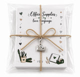 Office supplies are my love language memo pad note pad