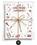 Just one more note pad memo pad