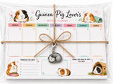 Guinea pig weekly planner desk top size tear away pages