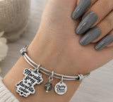 Morally grey is my favorite color Expandable Bangle Bracelet