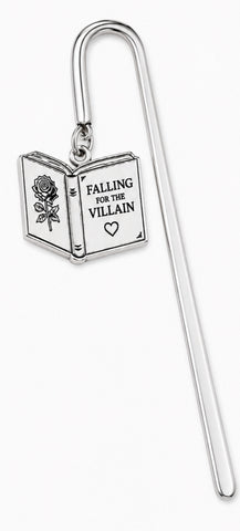Falling for the Villain Sheperd's hook style bookmark