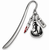 Officially Licensed Alina May, Mary Jo running through the woods Pewter Bookmark