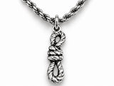 Officially Licensed Alina May, Shibari Rope Pewter Charm Necklace