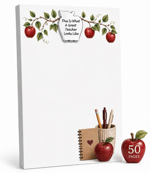 This is what a great teacher looks like memo pad note pad