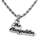 Officially Licensed H.D. Carlton Haunting Adeline, The Manipulator Pewter Charm Necklace