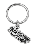 Officially Licensed H.D. Carlton Haunting Adeline, Run Little Mouse Pewter Keychain