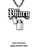 Licensed Phury "Primale" Charm Necklace