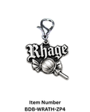 Licensed Rhage "Hollywood" Bag Charm Clip