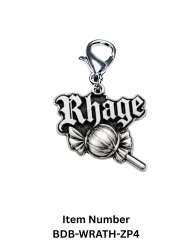 Licensed Rhage "Hollywood" Bag Charm Clip