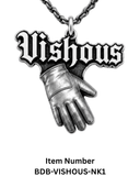 Licensed Vishous "V" Charm Necklace