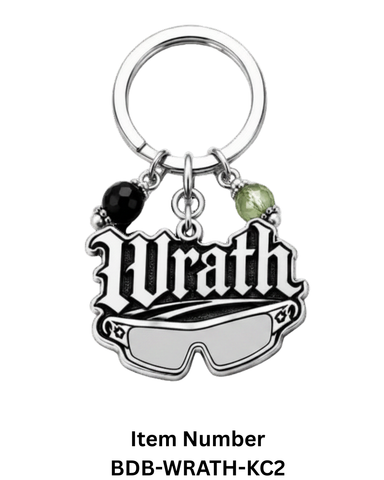 Licensed Wrath 'The Blind King" Keychain