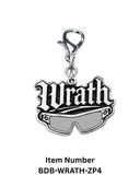 Licensed Wrath "The Blind King" Bag Charm Clip