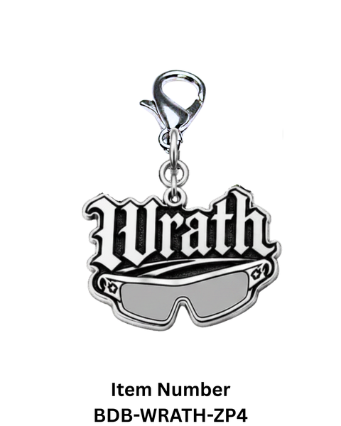 Licensed Wrath "The Blind King" Bag Charm Clip