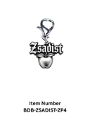 Licensed Zsadist "Z" Bag Charm Clip