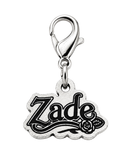 Officially Licensed H.D. Carlton Haunting Adeline, Zade Pewter Bag Charm Clip