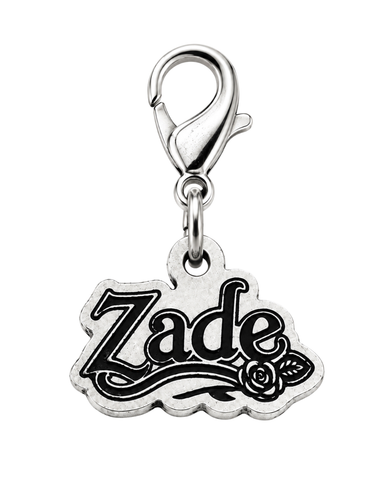 Officially Licensed H.D. Carlton Haunting Adeline, Zade Pewter Bag Charm Clip