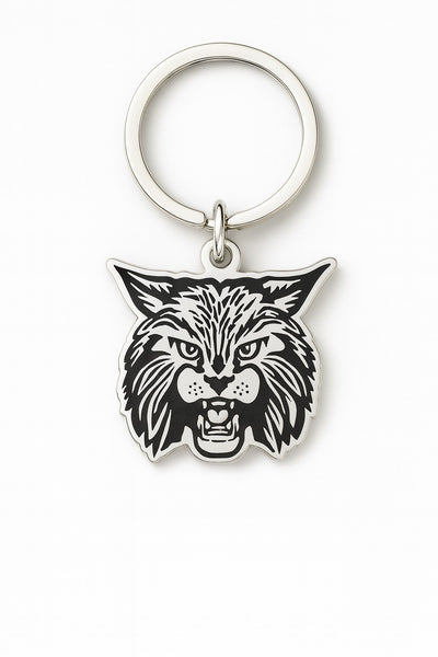 Bobcat head Key Chain