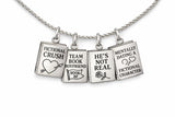Fictional boyfriend crush 20" Chain Necklace  bookish booktok