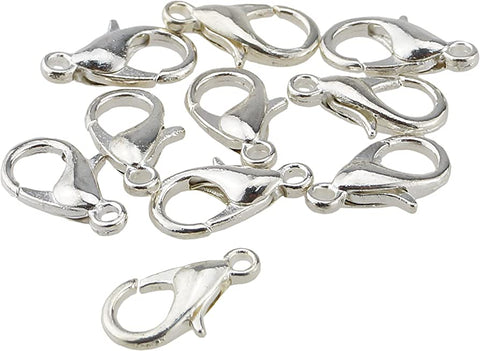 Lobster claw clasp 21 mm 10 pieces