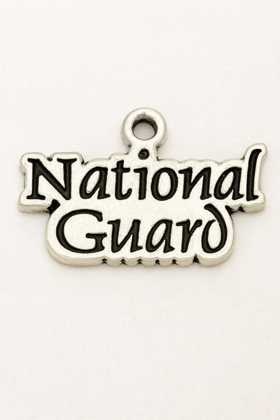 National Guard Genuine American Pewter Charm