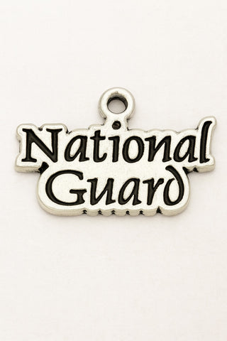 National Guard Genuine American Pewter Charm