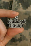 National Guard Genuine American Pewter Charm