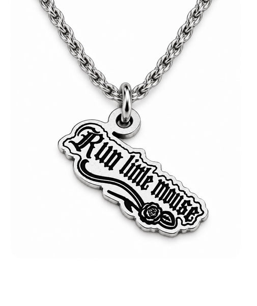 Officially Licensed H.D. Carlton Haunting Adeline, Run Little Mouse Rope chain necklace