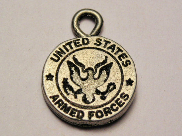 United States Armed Forces Genuine American Pewter Charm