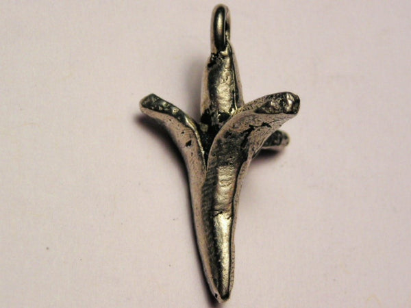 Peeled Banana Genuine American Pewter Charm